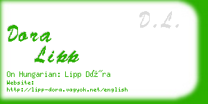 dora lipp business card